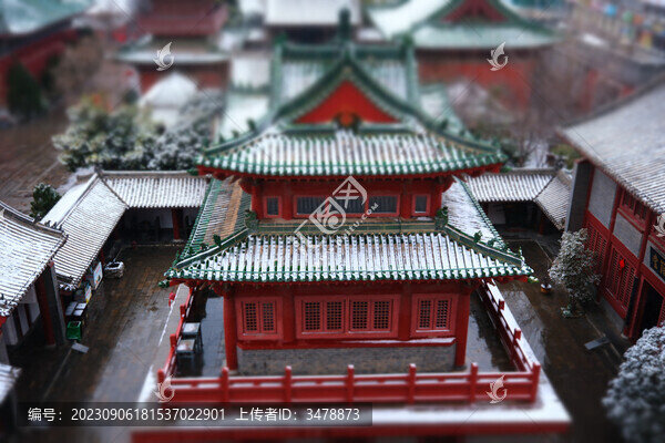 角樓雪景