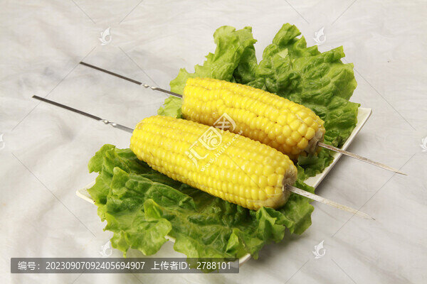烤玉米