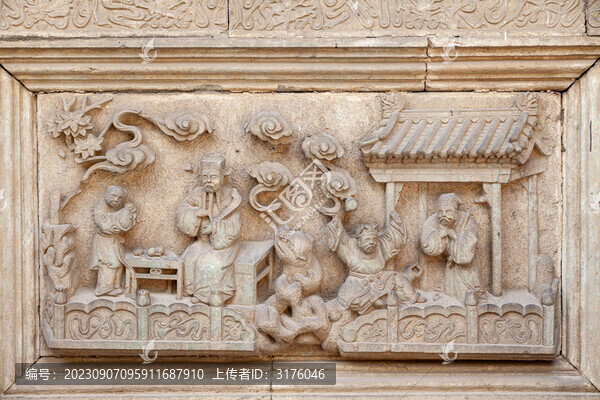 五臺(tái)山普化寺古建石雕石刻