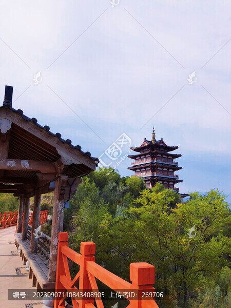 朝陽(yáng)閣一角