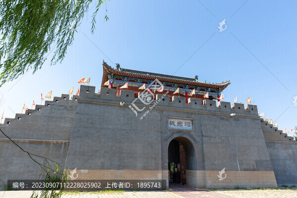 內(nèi)蒙古鄂爾多斯市昭君城外景