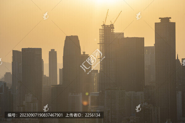重慶渝中半島夕陽(yáng)