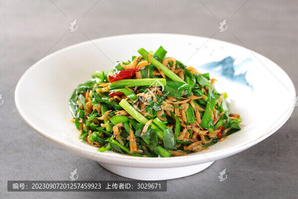 韭菜小河蝦