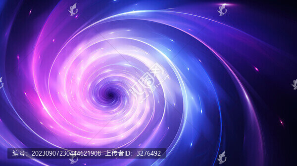 絢麗螺旋星空背景