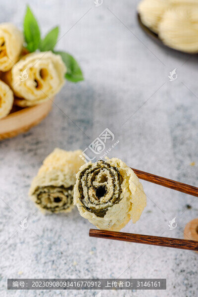 火鍋食材炸腐竹炸豆皮蔬菜卷