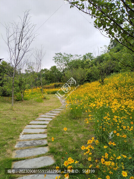 江蘇宜興梁祝故里英臺(tái)閣石徑