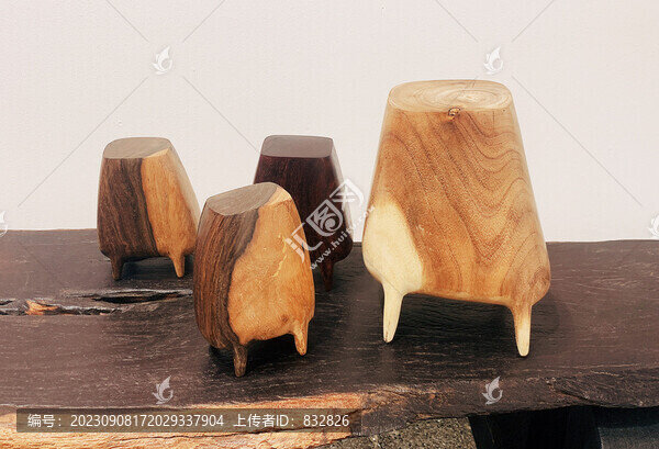 家具藝術展覽凳子拼接實木