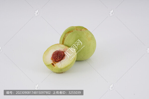 開口桃白底高清