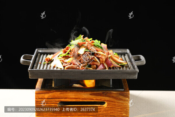 鐵板孜然羊肉