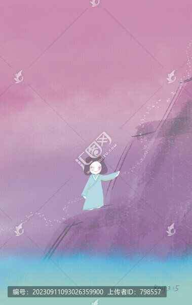 原畫意境女孩