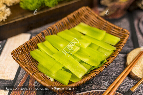 萵筍片