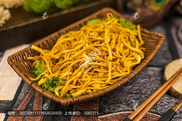 新鮮蟲草花
