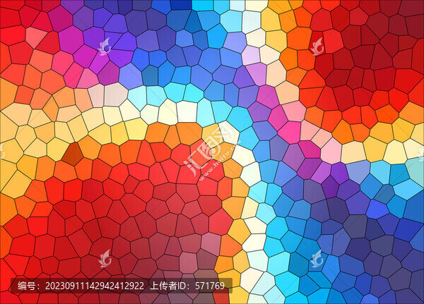 彩色抽象玻璃