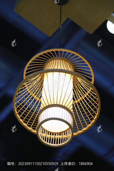 竹子燈具