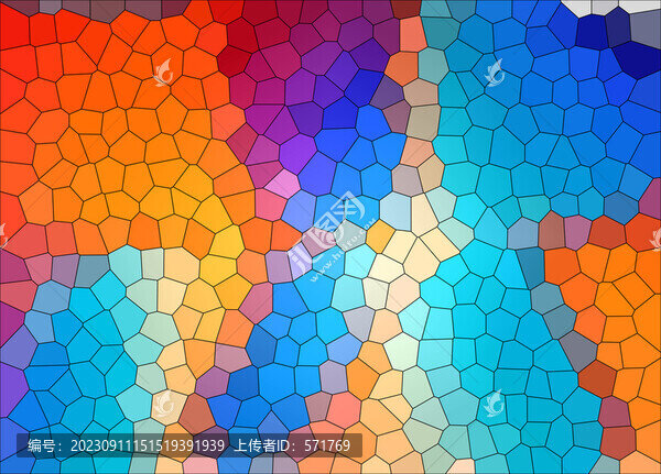 高端玻璃抽象地毯