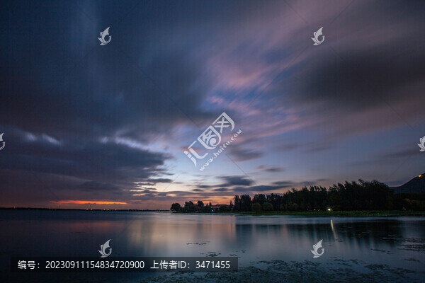 尚湖晚霞