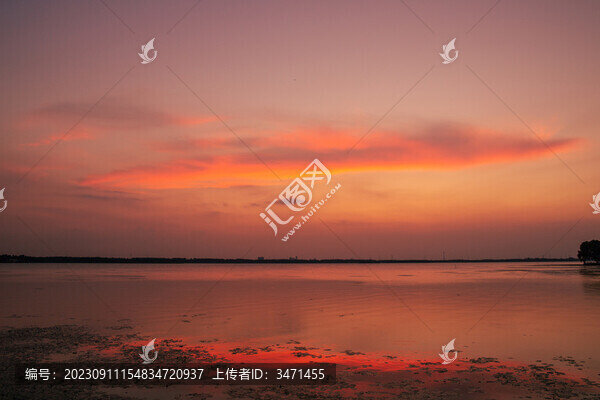 尚湖晚霞
