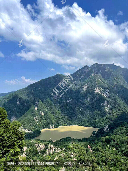 秦嶺翠華山天池