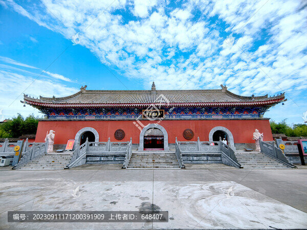 趙公明財(cái)神廟大殿