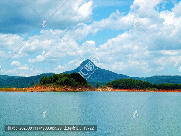 海南松濤水庫(kù)風(fēng)光