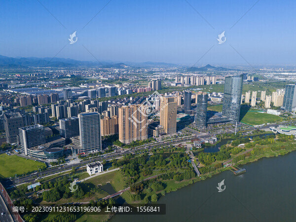 上虞城市全景