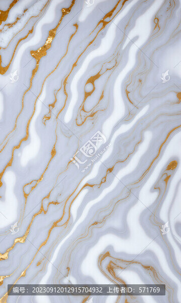 石紋白色印花大理石