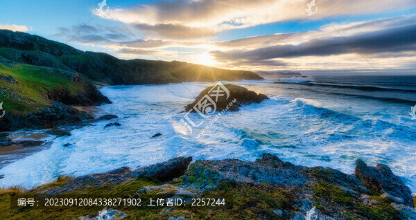 海邊晨光