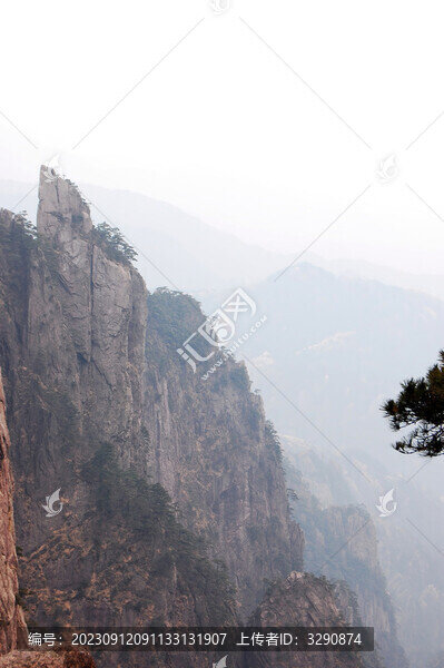 安徽黃山風景圖