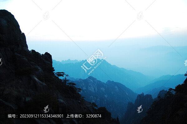 安徽黃山如畫的風(fēng)景