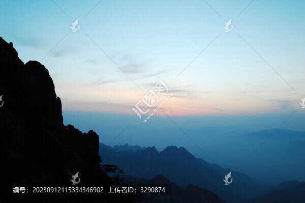 安徽黃山如畫的風景