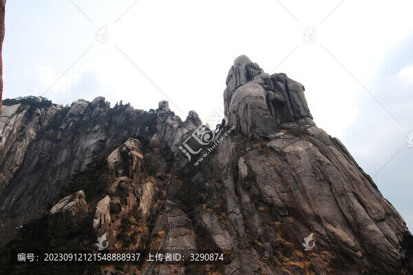 安徽黃山的奇峰異石