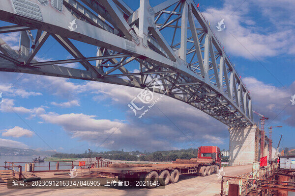 宜賓建設(shè)中岷江成貴高鐵特大橋