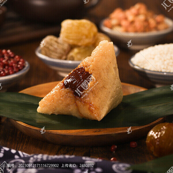 粽子蜜棗粽嘉興粽子甜粽子