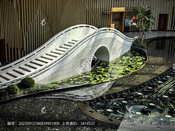 白色拱橋