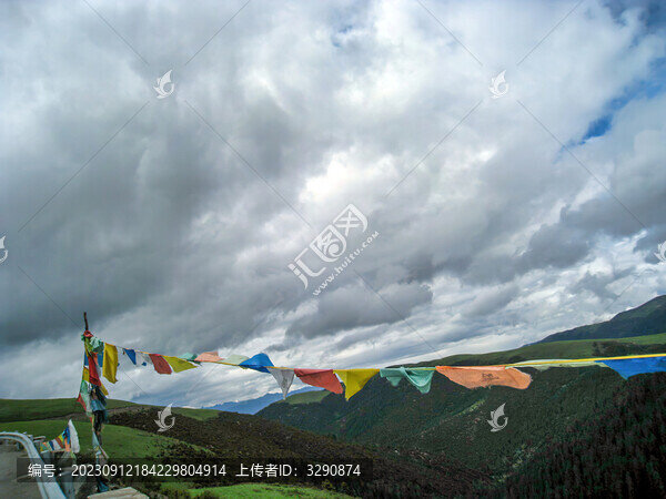 318川藏旅游風(fēng)光圖