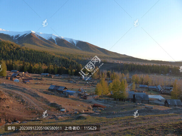 新疆風(fēng)景白哈巴