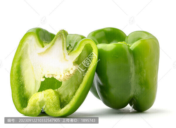 切開的菜椒