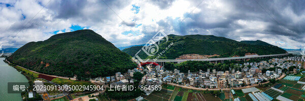 澄川公路海門段航拍