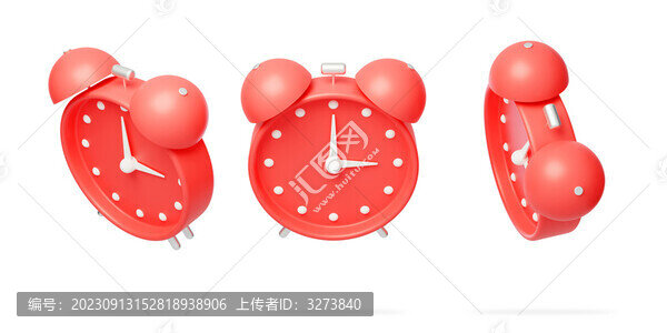 鬧鐘時(shí)間時(shí)鐘時(shí)分秒凌晨3D