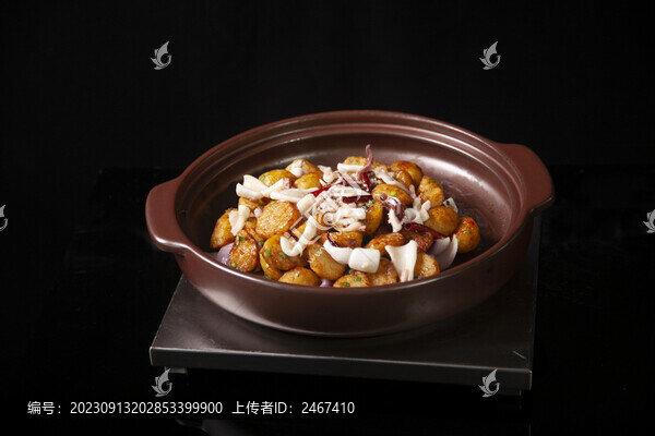焗土豆魷魚