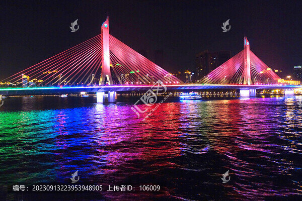 廣州海印大橋燈光秀