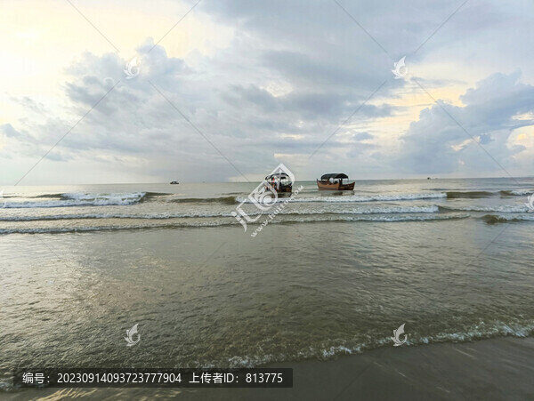 海島游船圖