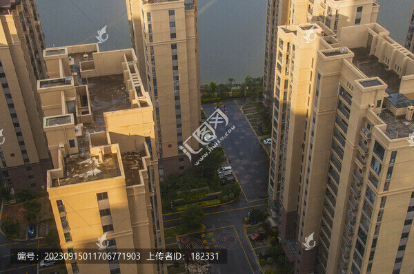 俯拍住宅樓
