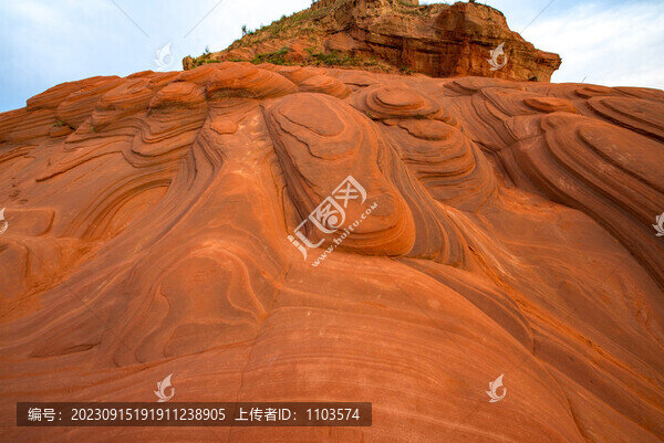 陜西靖邊縣波浪谷景區(qū)