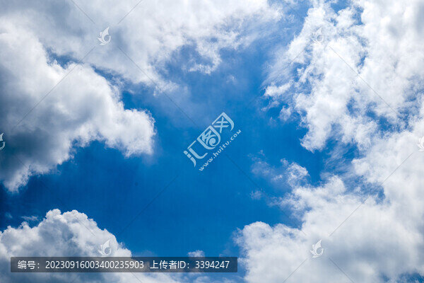 藍(lán)天白云天空云背景白云素材