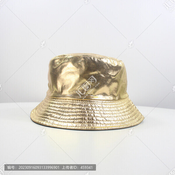 金屬色漁夫帽