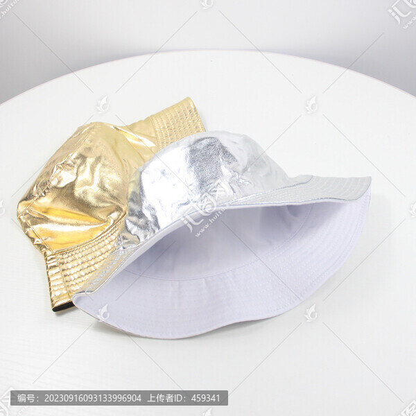 金屬色漁夫帽