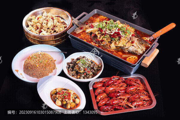 烤魚小龍蝦套餐