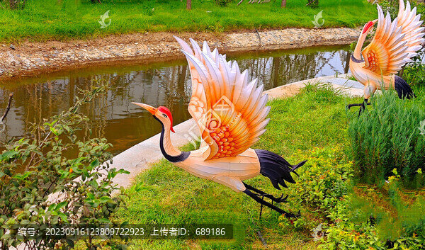 飛鶴雕塑
