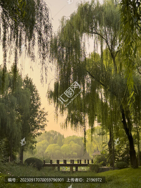 濟南森林公園知魚橋風(fēng)景